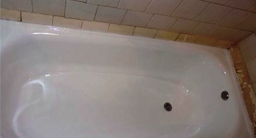 Реставрация ванны жидким акрилом | Балтийская